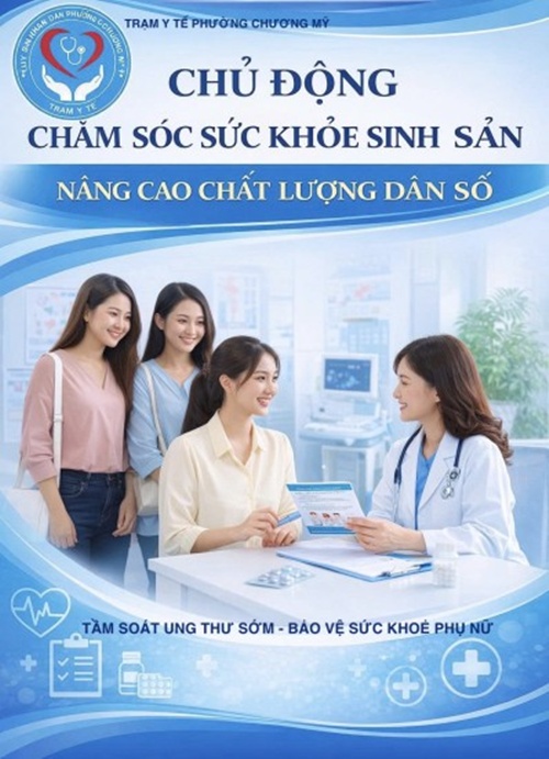Trạm Y tế phường chương mỹ triển khai chiến dịch truyền thông lồng ghép cung cấp dịch vụ chăm sóc sức khỏe sinh sản, kế hoạch hóa gia đình và nâng cao chất lượng dân số năm 2026- Ảnh 1.