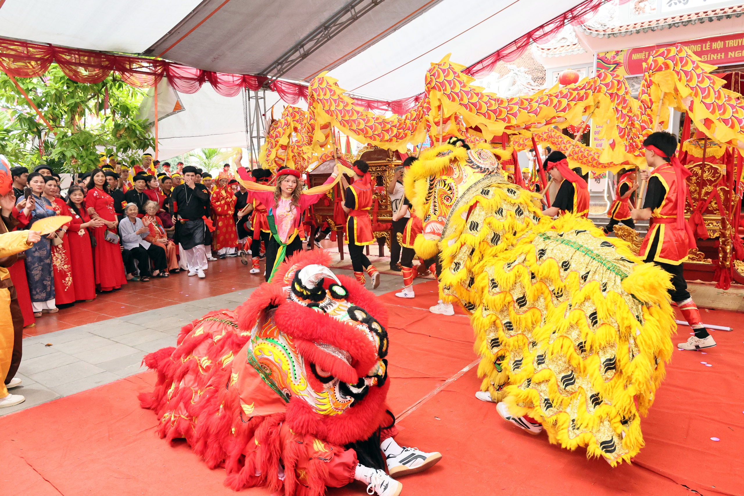 Một số hình ảnh tại Lễ hội truyền thống làng Thái Hòa năm 2026- Ảnh 1.