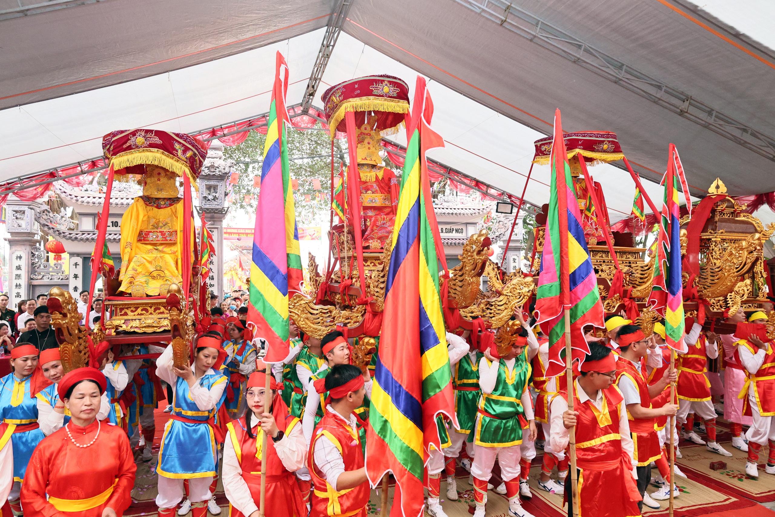 Một số hình ảnh tại Lễ hội truyền thống làng Thái Hòa năm 2026- Ảnh 2.