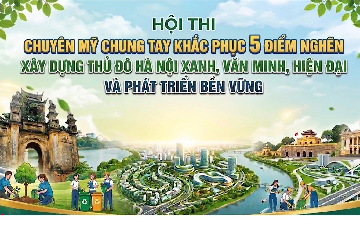 Hào hứng công tác chuẩn bị tham gia hội thi 