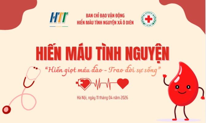 Thông báo hiến máu tình nguyện trên địa bàn xã Ô Diên- Ảnh 1.