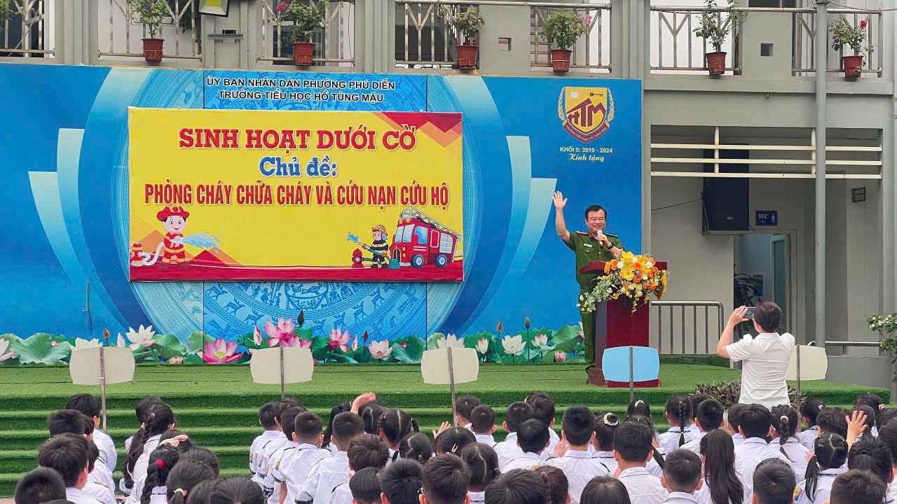 Tăng cường tuyên truyền phòng cháy chữa cháy cho học sinh tiểu học: Nền tảng xây dựng ý thức an toàn từ sớm- Ảnh 1.