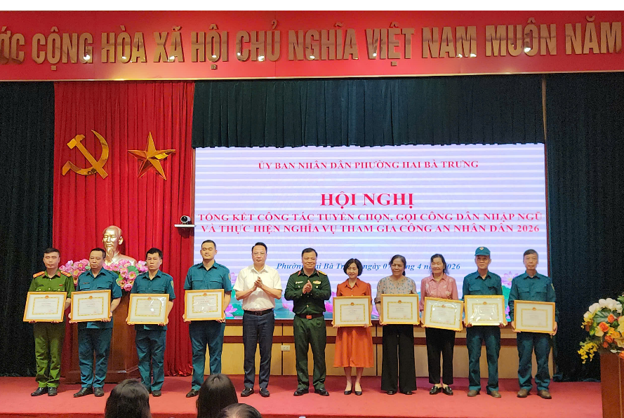 Phường Hai Bà Trưng: Hoàn thành 100% chỉ tiêu tuyển quân năm 2026- Ảnh 1.