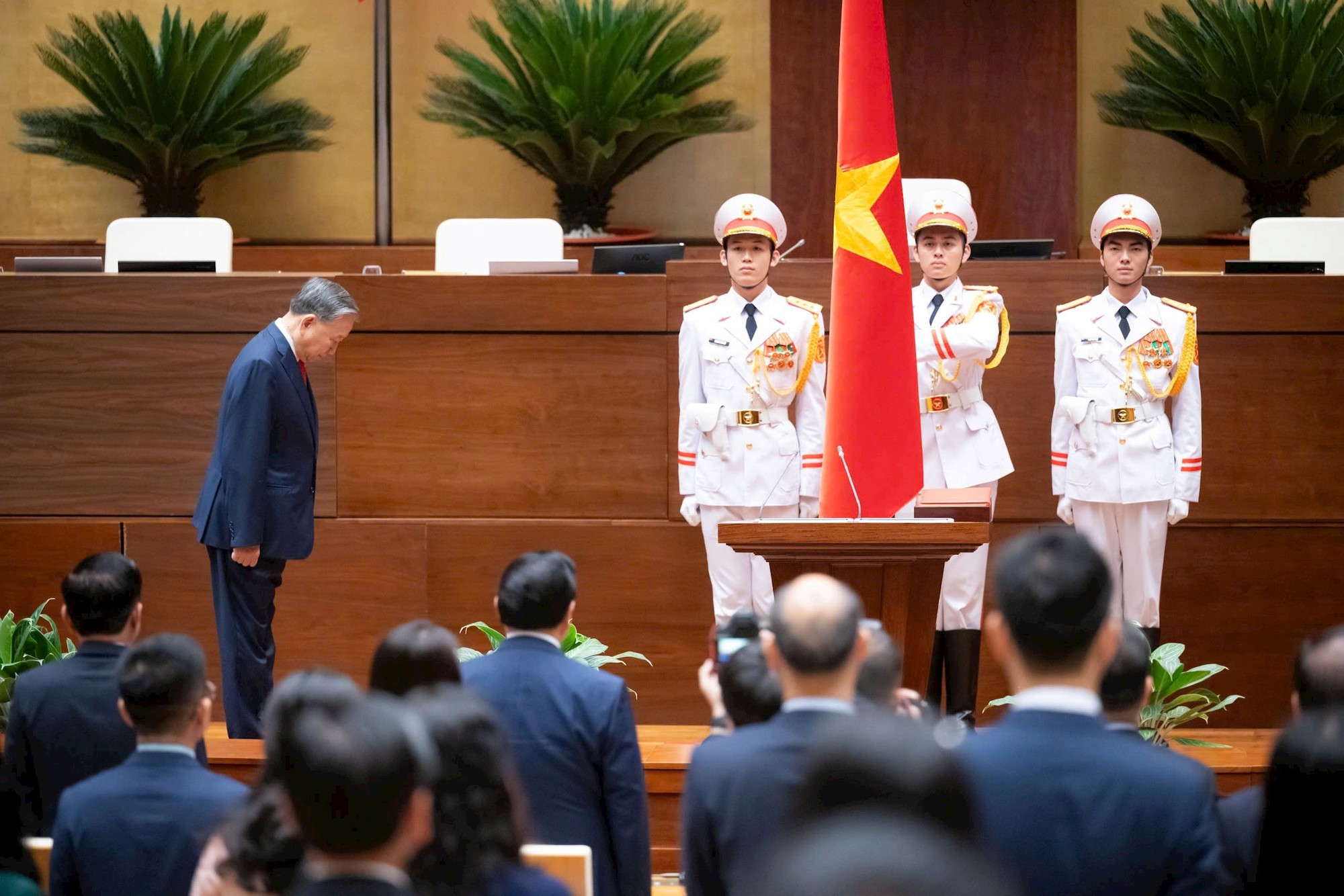 Toàn văn phát biểu nhậm chức Chủ tịch nước của đồng chí Tổng Bí thư Tô Lâm- Ảnh 1.