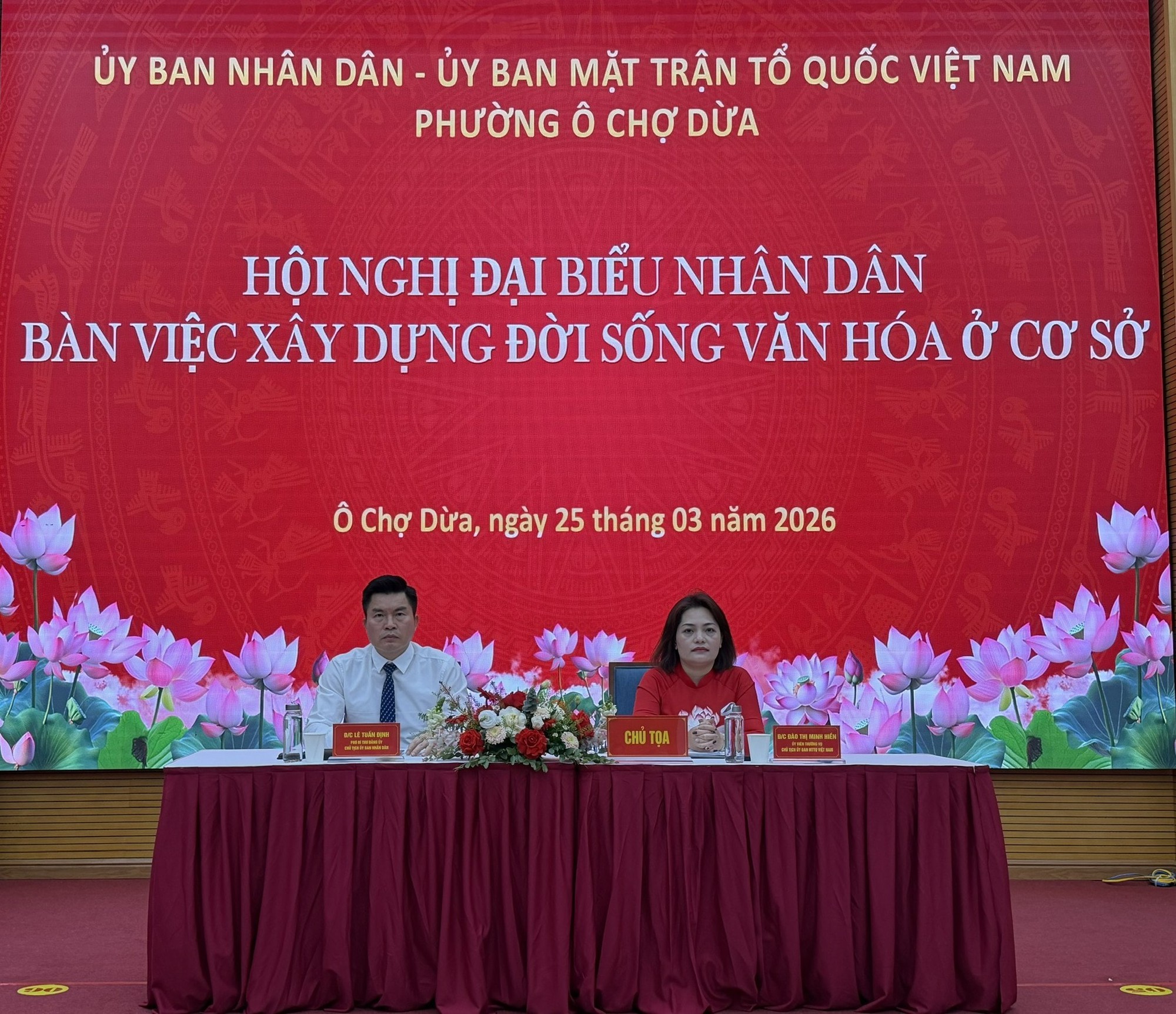 Phường Ô Chợ Dừa thống nhất nhiều nhiệm vụ xây dựng đời sống văn hóa, hướng tới đô thị văn minh- Ảnh 1.