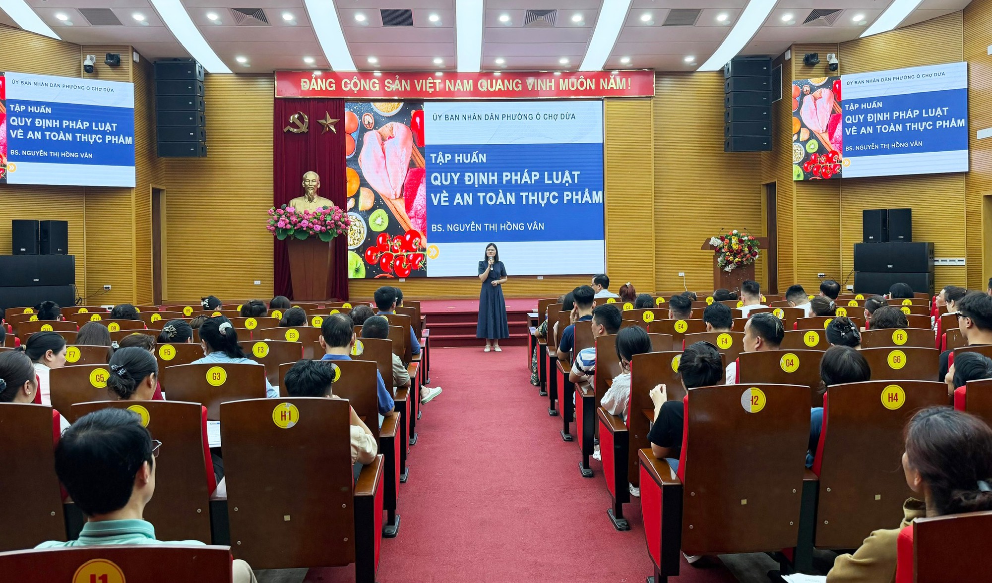 Phường Ô Chợ Dừa "siết" quản lý an toàn thực phẩm- Ảnh 2.