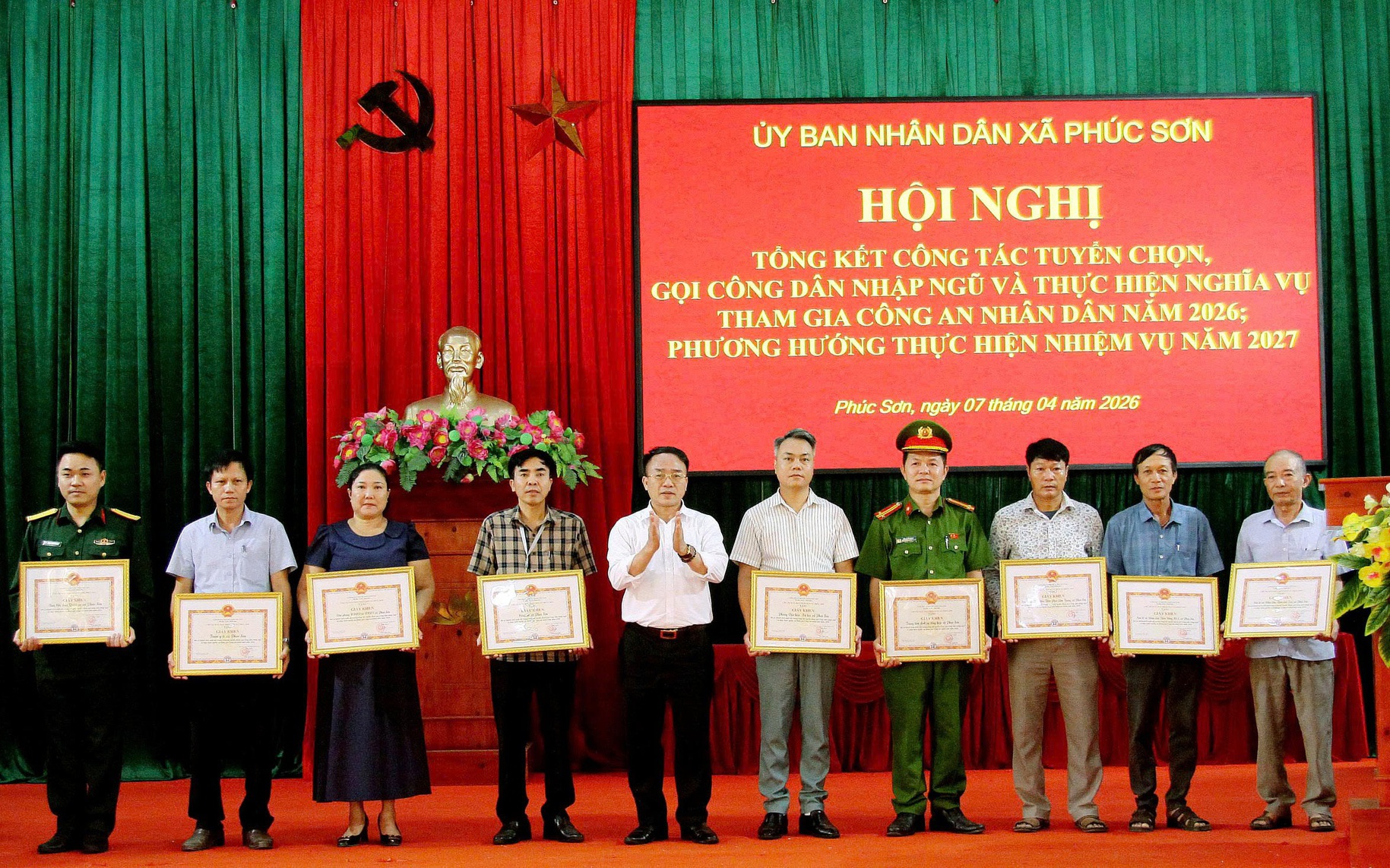 PHÚC SƠN TỔNG KẾT CÔNG TÁC TUYỂN QUÂN NĂM 2026