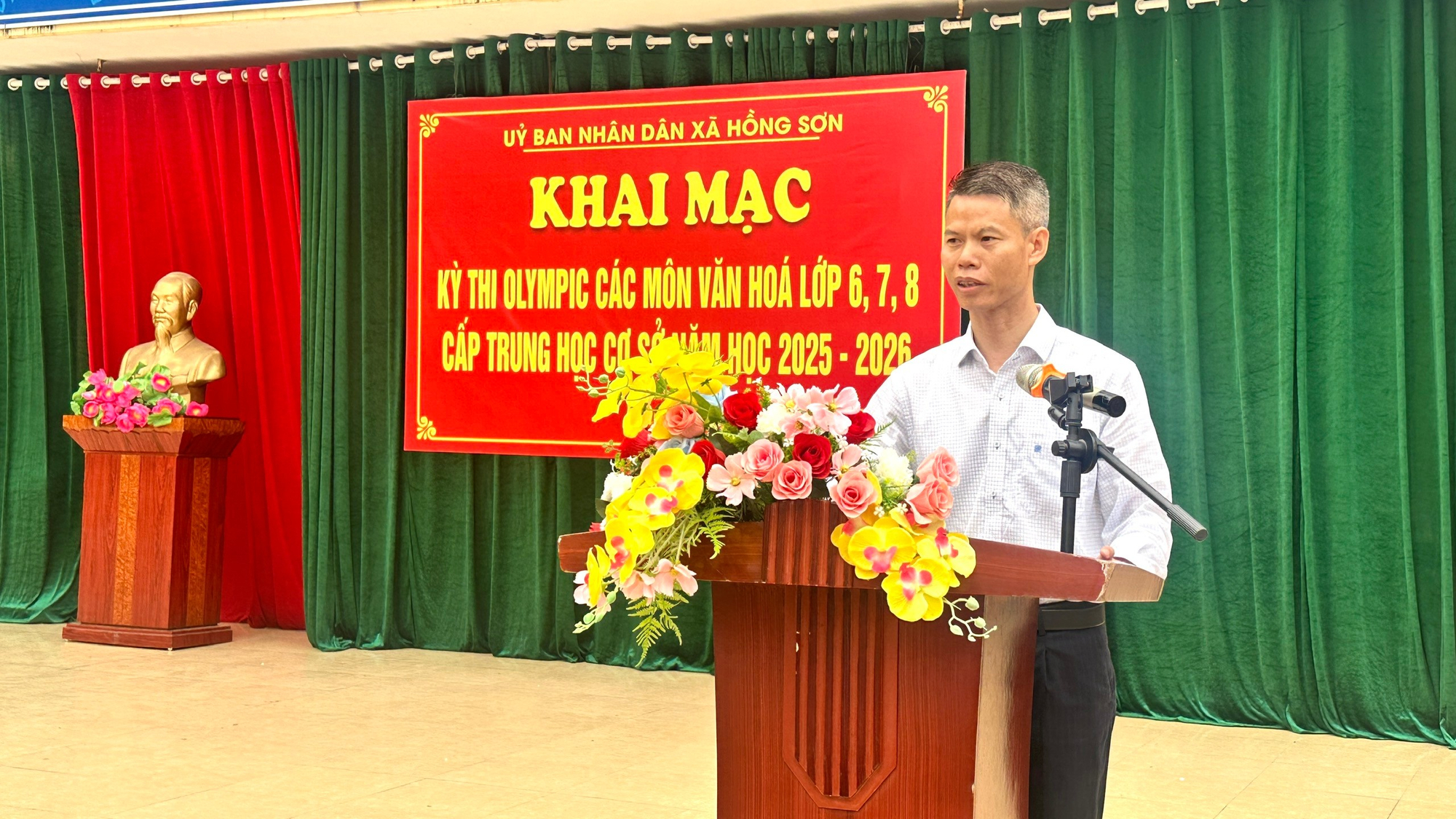 Hồng Sơn tổ chức kỳ thi Olympic các môn văn hóa lớp 6, 7, 8 năm học 2025 - 2026 cấp xã- Ảnh 1.