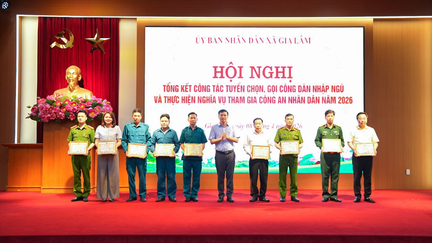 Gia Lâm tổng kết công tác tuyển chọn, gọi công dân nhập ngũ năm 2026- Ảnh 7.