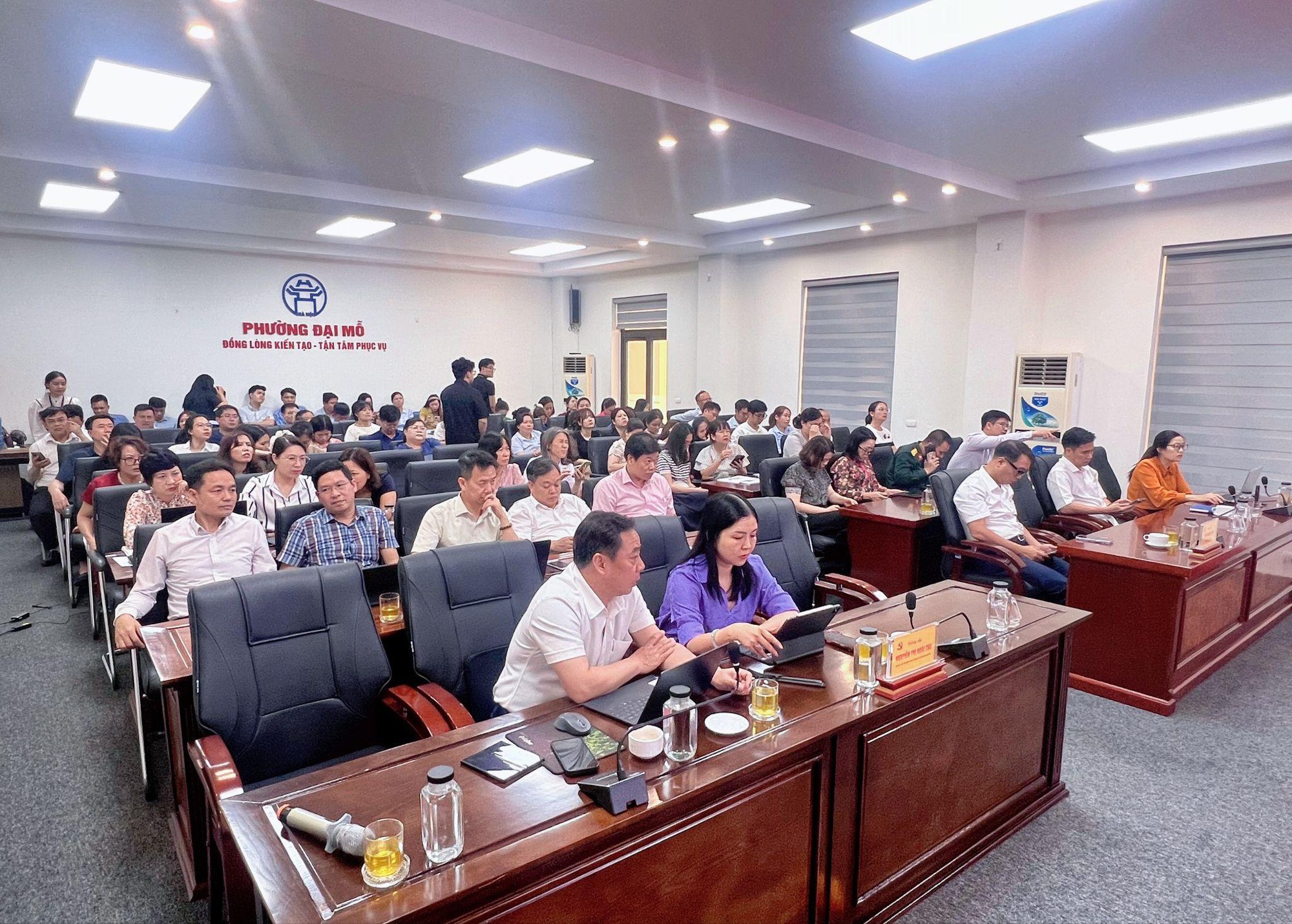 Phường Đại Mỗ tập huấn Hệ thống không gian làm việc số HanoiWork- Ảnh 1.