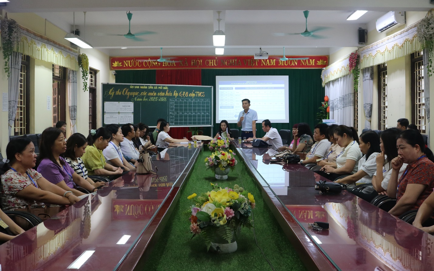 Xã Mỹ Đức khai mạc Kỳ thi Olympic các môn văn hoá lớp 6, 7, 8 năm học 2025–2026- Ảnh 1.