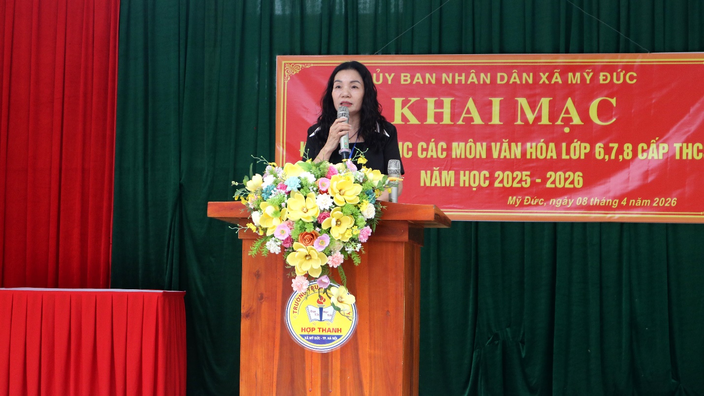 Xã Mỹ Đức khai mạc Kỳ thi Olympic các môn văn hoá lớp 6, 7, 8 năm học 2025–2026- Ảnh 4.