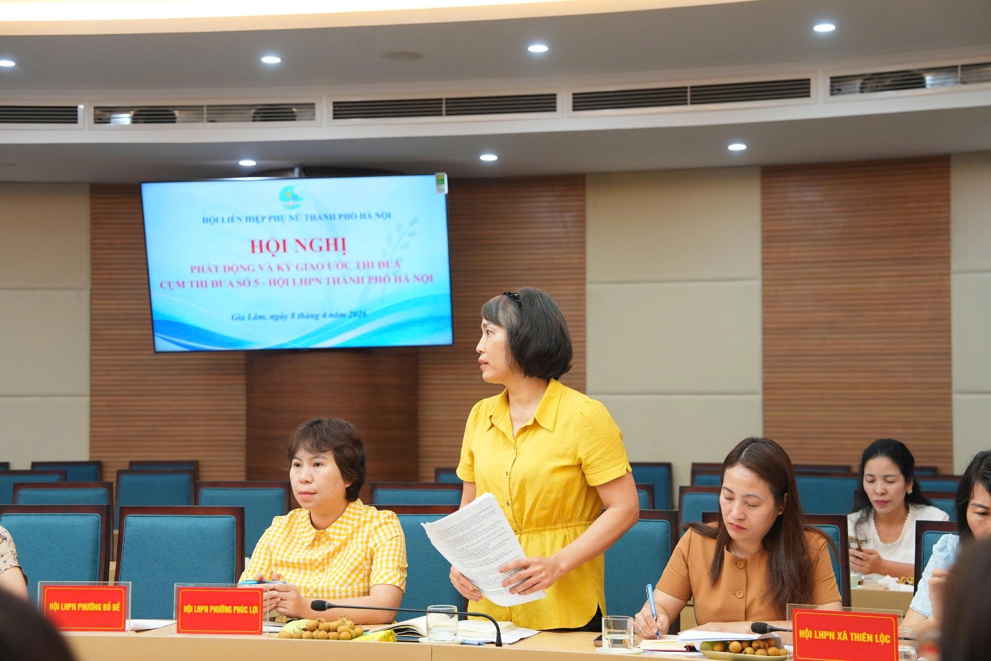 Hội nghị phát động và ký giao ước thi đua năm 2026 Cụm thi đua số 05 Hội LHPN Thành phố Hà Nội- Ảnh 5.