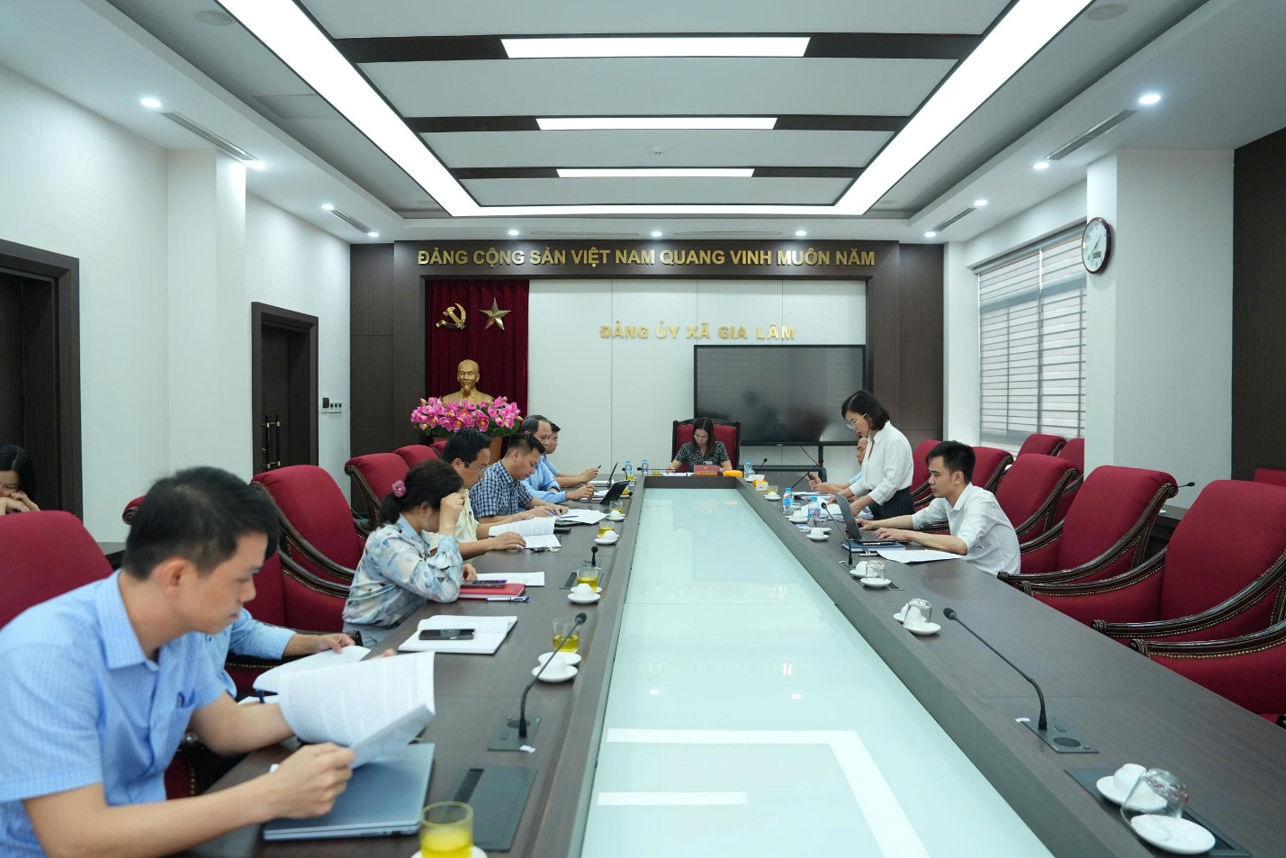 Gia Lâm giao ban Ban Chỉ đạo thực hiện Nghị quyết 15 và Chỉ thị 15 quý I năm 2026- Ảnh 1.