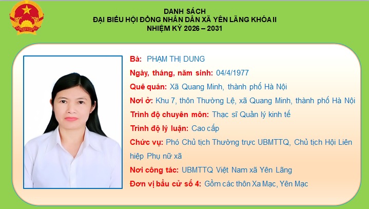DANH SÁCH TRÍCH NGANG 28 ĐẠI BIỂU HĐND XÃ NHIỆM KỲ 2026-2031- Ảnh 10.