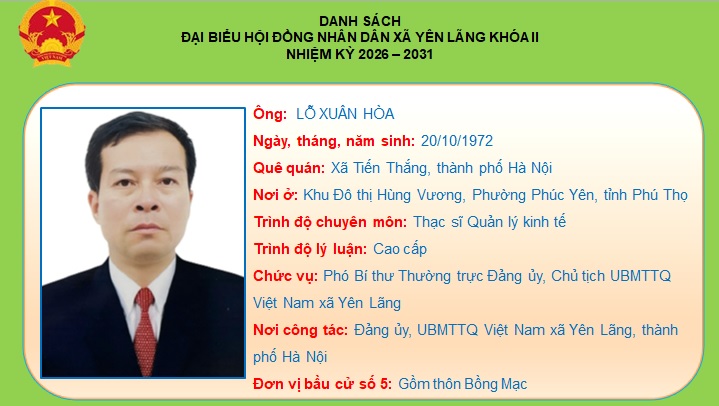 DANH SÁCH TRÍCH NGANG 28 ĐẠI BIỂU HĐND XÃ NHIỆM KỲ 2026-2031- Ảnh 14.