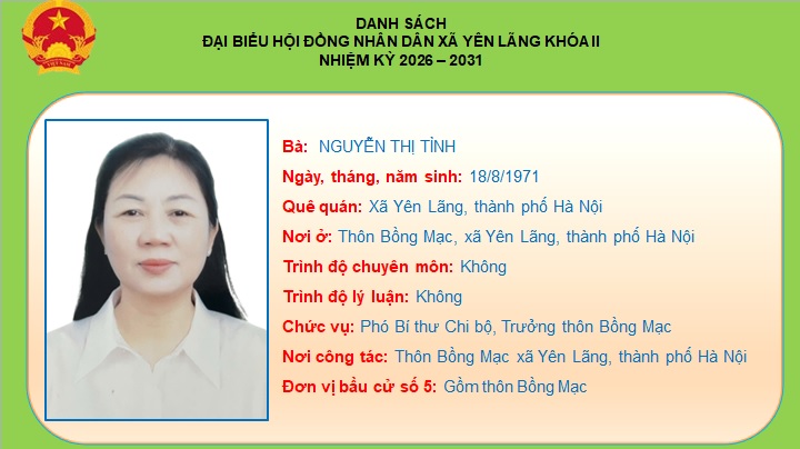 DANH SÁCH TRÍCH NGANG 28 ĐẠI BIỂU HĐND XÃ NHIỆM KỲ 2026-2031- Ảnh 15.