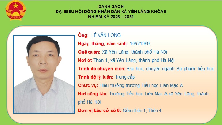 DANH SÁCH TRÍCH NGANG 28 ĐẠI BIỂU HĐND XÃ NHIỆM KỲ 2026-2031- Ảnh 16.