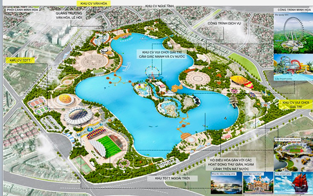 Sẵn sàng khởi công Dự án Khu công viên văn hóa - vui chơi, giải trí, thể thao Hà Đông- Ảnh 1.