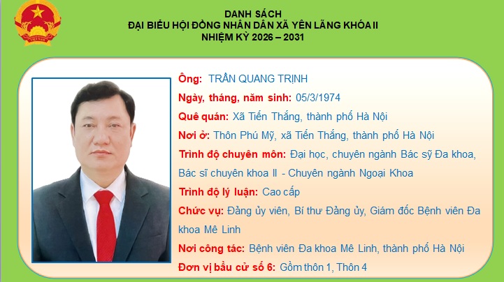 DANH SÁCH TRÍCH NGANG 28 ĐẠI BIỂU HĐND XÃ NHIỆM KỲ 2026-2031- Ảnh 18.