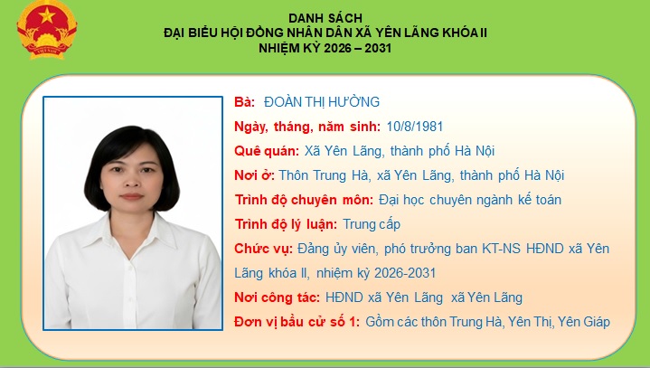 DANH SÁCH TRÍCH NGANG 28 ĐẠI BIỂU HĐND XÃ NHIỆM KỲ 2026-2031- Ảnh 2.