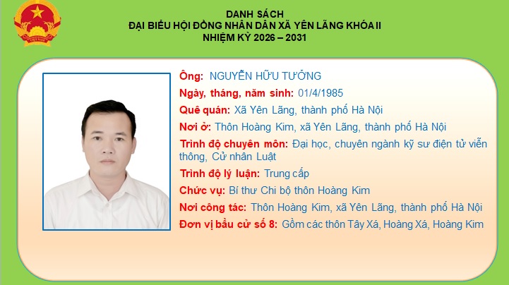 DANH SÁCH TRÍCH NGANG 28 ĐẠI BIỂU HĐND XÃ NHIỆM KỲ 2026-2031- Ảnh 24.