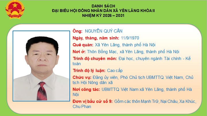 DANH SÁCH TRÍCH NGANG 28 ĐẠI BIỂU HĐND XÃ NHIỆM KỲ 2026-2031- Ảnh 25.