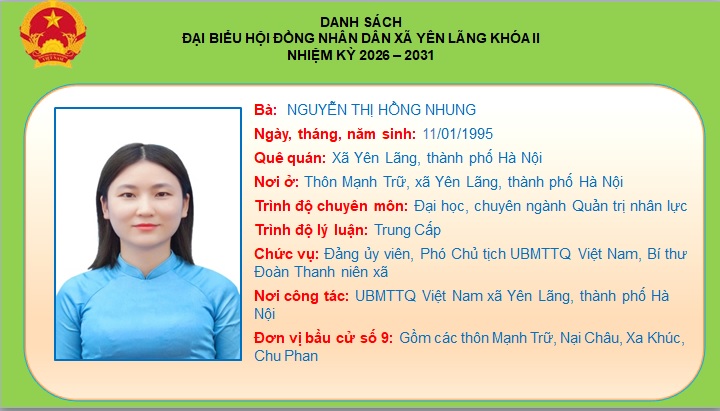 DANH SÁCH TRÍCH NGANG 28 ĐẠI BIỂU HĐND XÃ NHIỆM KỲ 2026-2031- Ảnh 28.