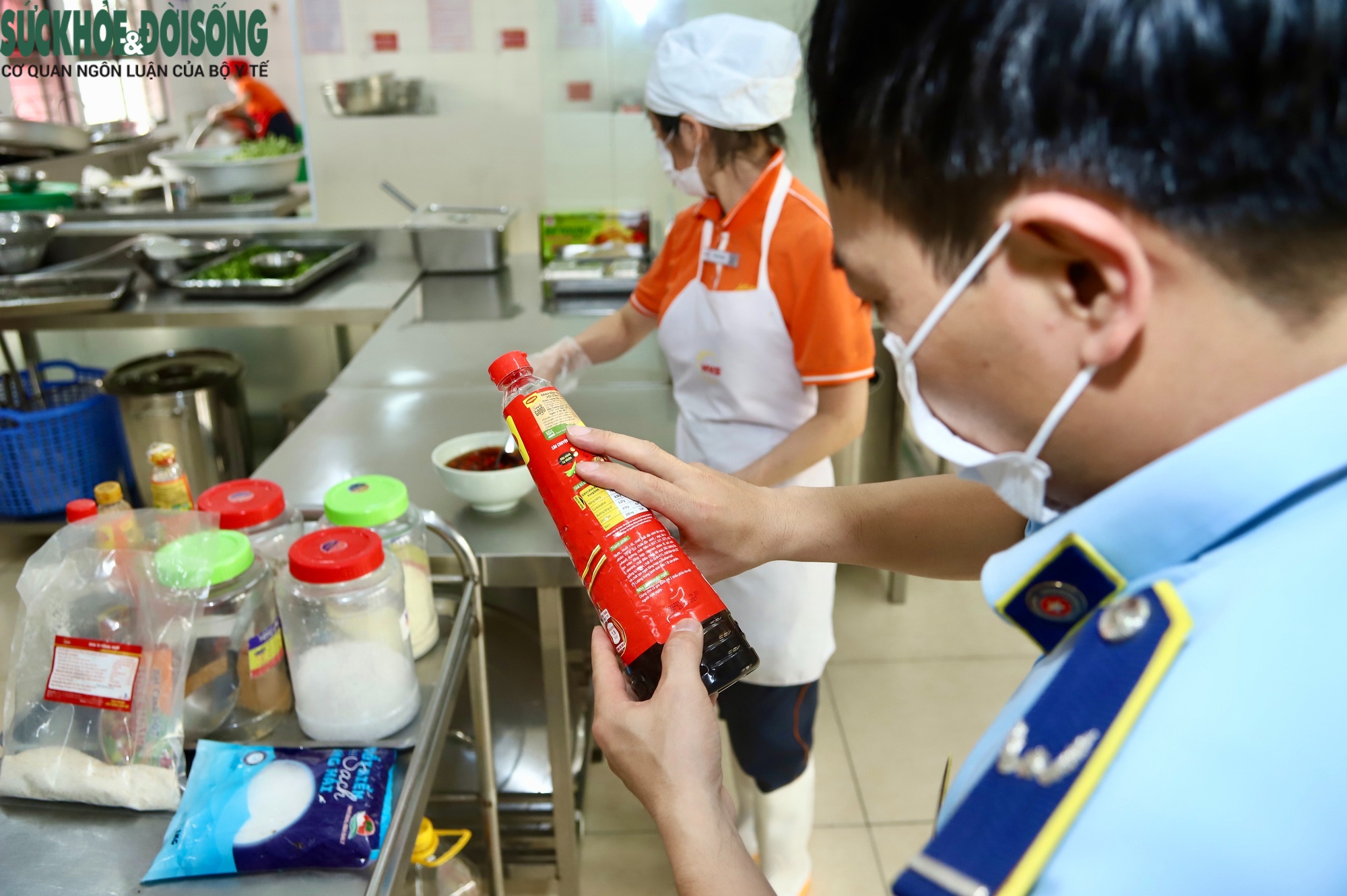 Ba Đình kiểm tra an toàn thực phẩm tại các bếp ăn trường học- Ảnh 7.