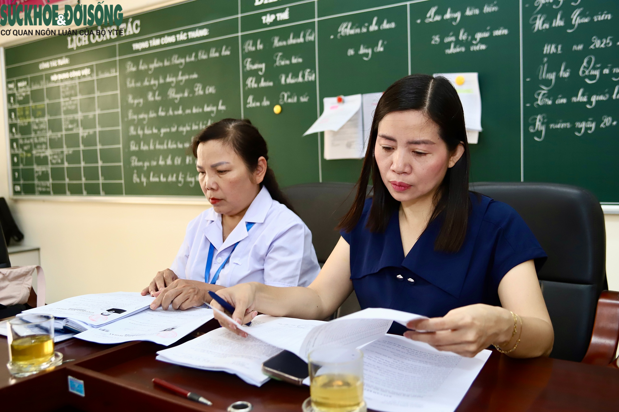 Ba Đình kiểm tra an toàn thực phẩm tại các bếp ăn trường học- Ảnh 3.