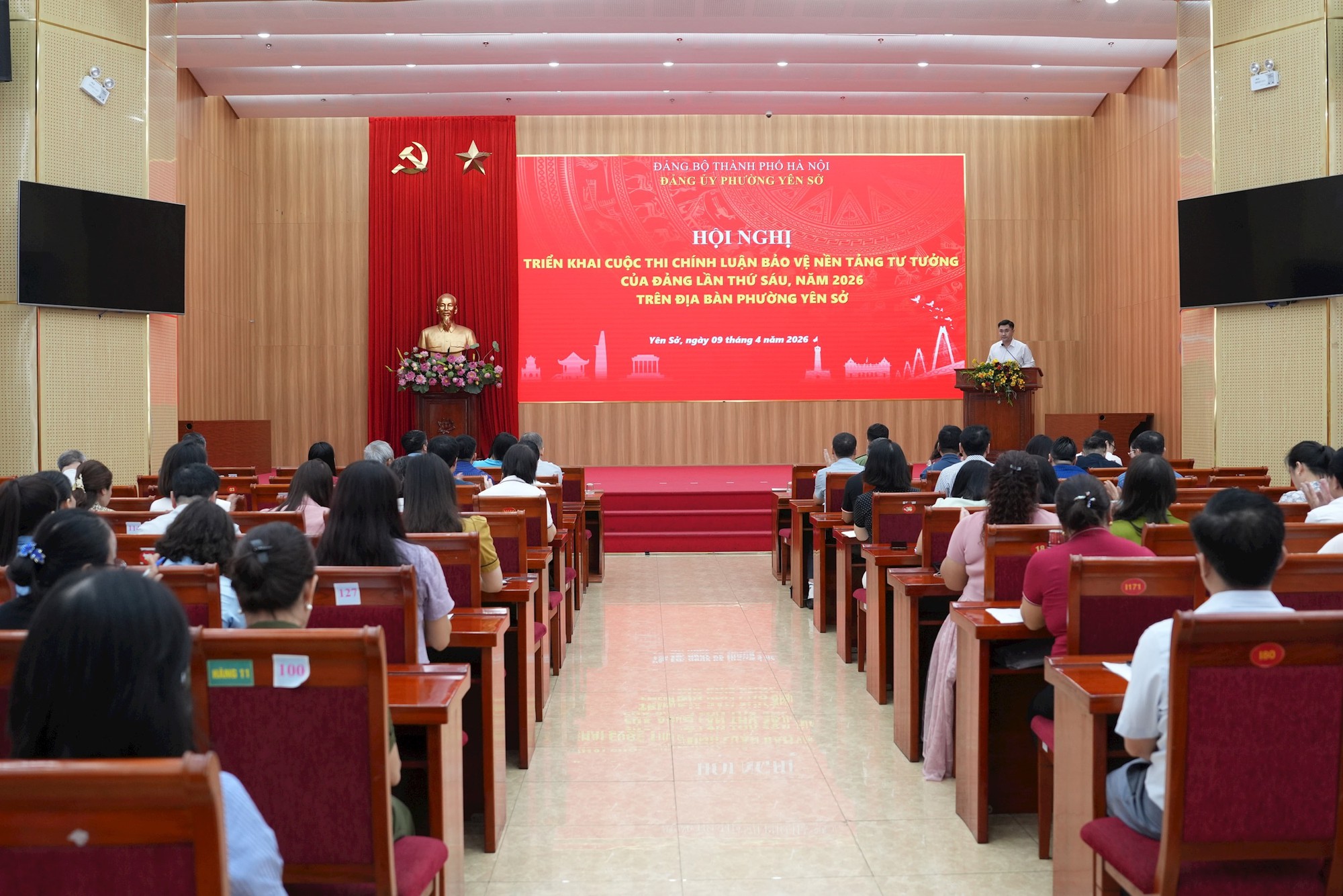 Phường Yên Sở Phát động Cuộc thi chính luận bảo vệ nền tảng tư tưởng của Đảng lần thứ VI- Ảnh 3.