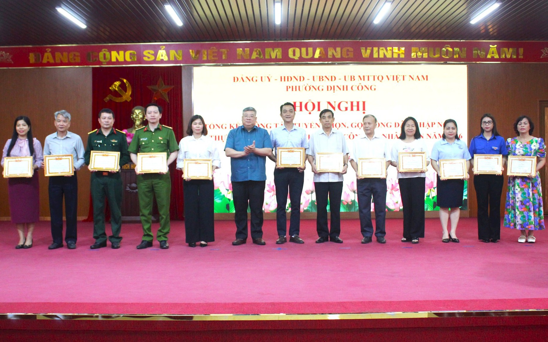 Phường Định Công hoàn thành 100% chỉ tiêu tuyển quân, bảo đảm chất lượng
