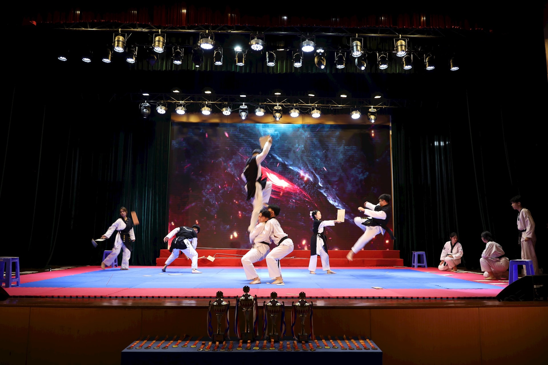 Gần 400 vận động viên tham gia giải Taekwondo Đống Đa mở rộng năm 2026- Ảnh 4.