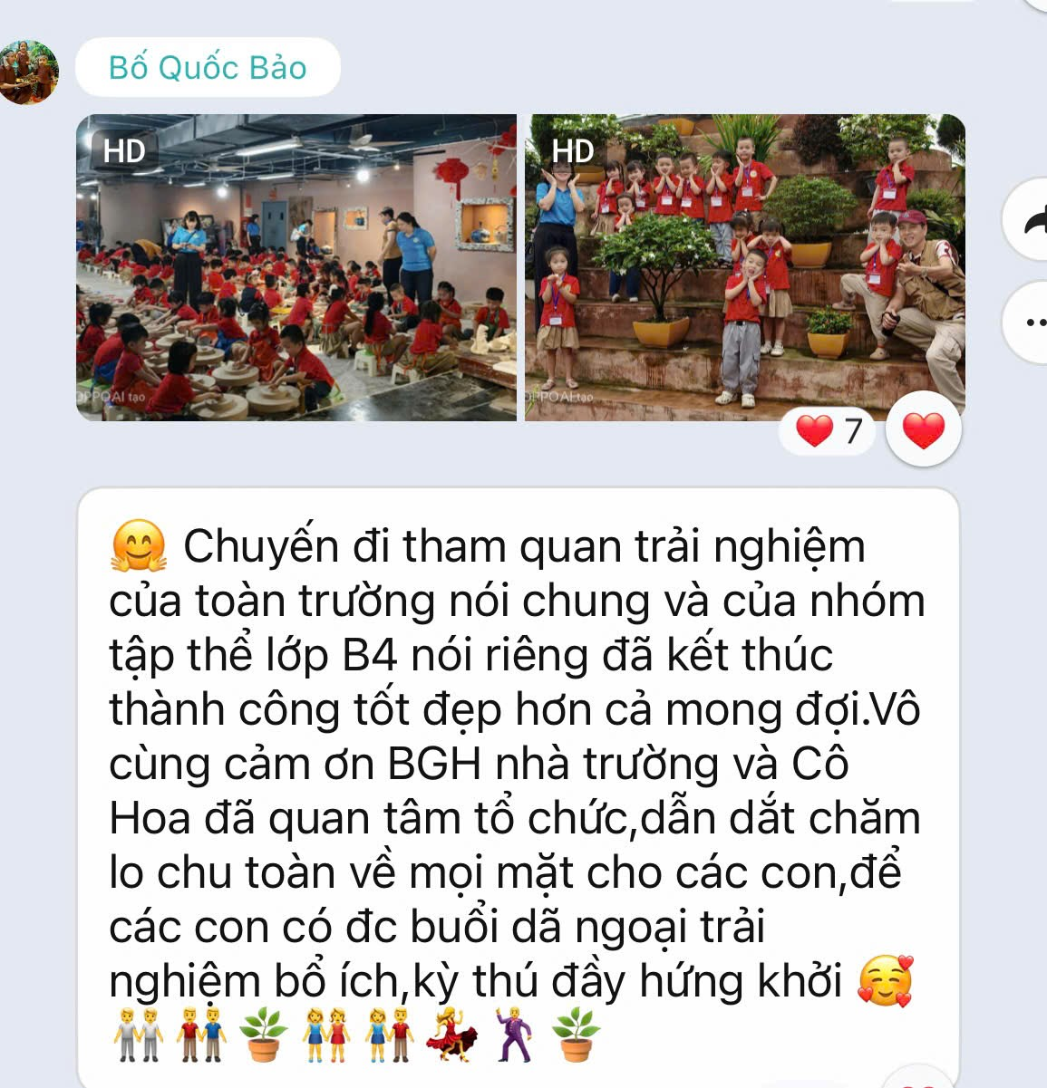TRƯỜNG MẦM NON TÂN MAI TỔ CHỨC HOẠT ĐỘNG NGOẠI KHÓA KẾT HỢP HỌC TẬP VÀ HƯỚNG NGHIỆP TẠI TRUNG TÂM LÀNG NGHỀ VIỆT - LÀNG GỐM TRUYỀN THỐNG BÁT TRÀNG- Ảnh 3.