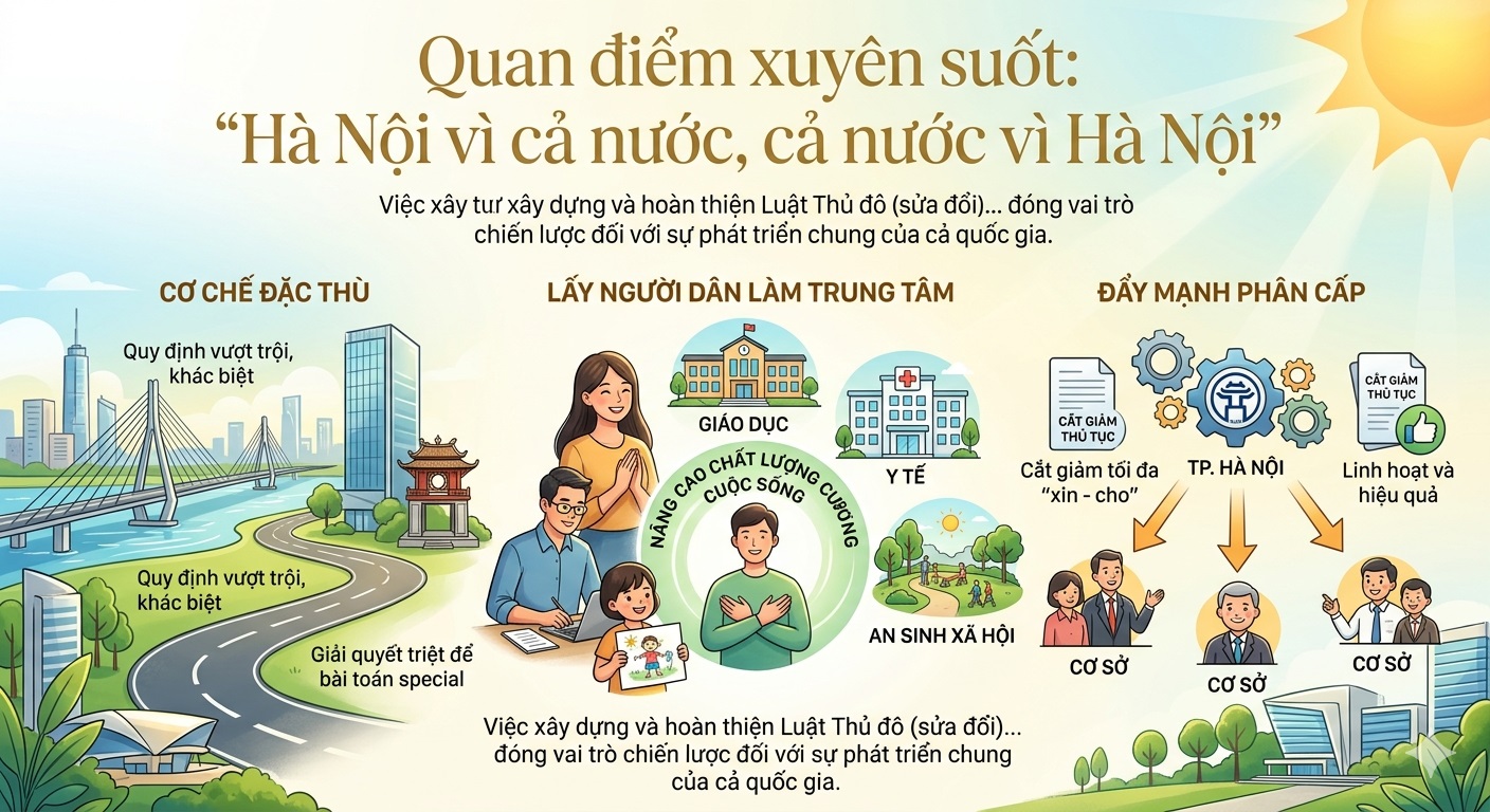 Luật Thủ đô (sửa đổi): Động lực mới để xây dựng Hà Nội Văn hiến - Văn minh - Hiện đại- Ảnh 2.
