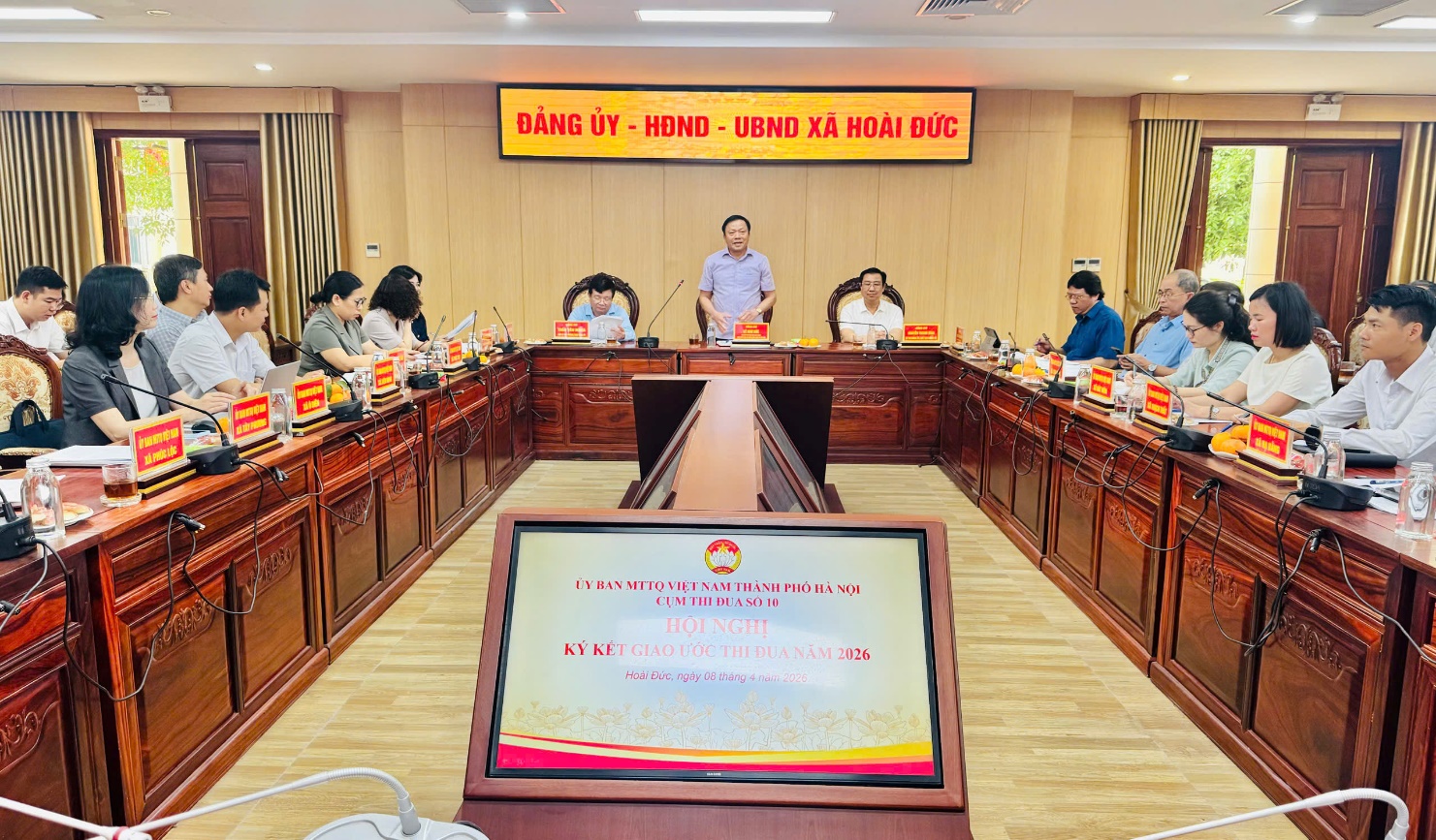 Các đơn vị trong Cụm thi đua số 10 tiến hành ký kết giao ước thi đua năm 2026 trong không khí đoàn kết, thống nhất cao- Ảnh 2.