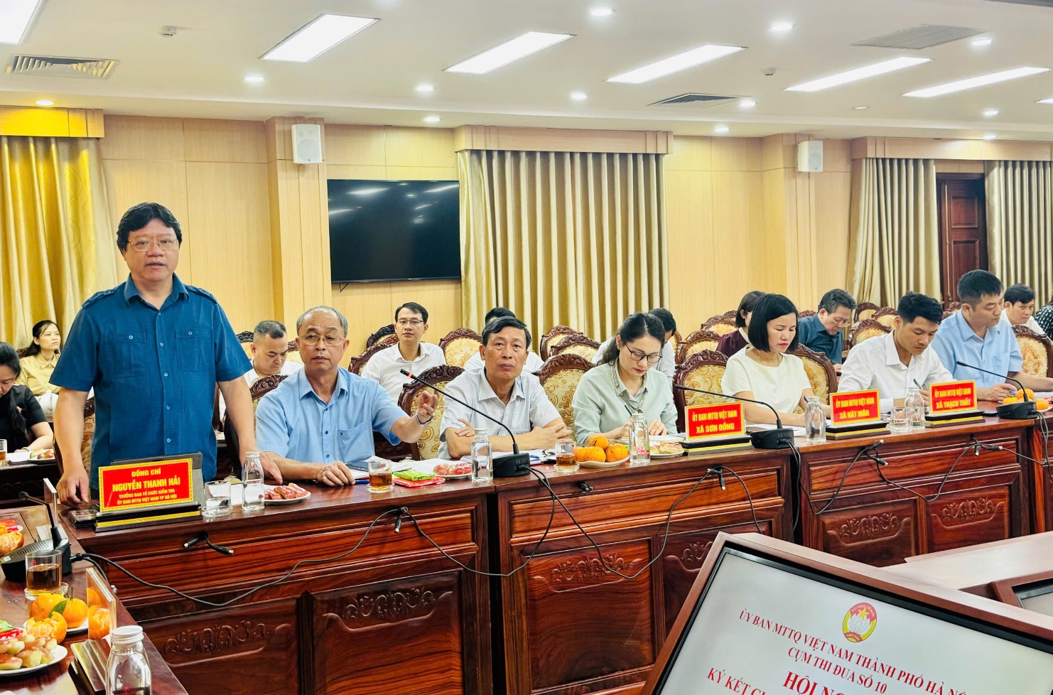 Các đơn vị trong Cụm thi đua số 10 tiến hành ký kết giao ước thi đua năm 2026 trong không khí đoàn kết, thống nhất cao- Ảnh 6.