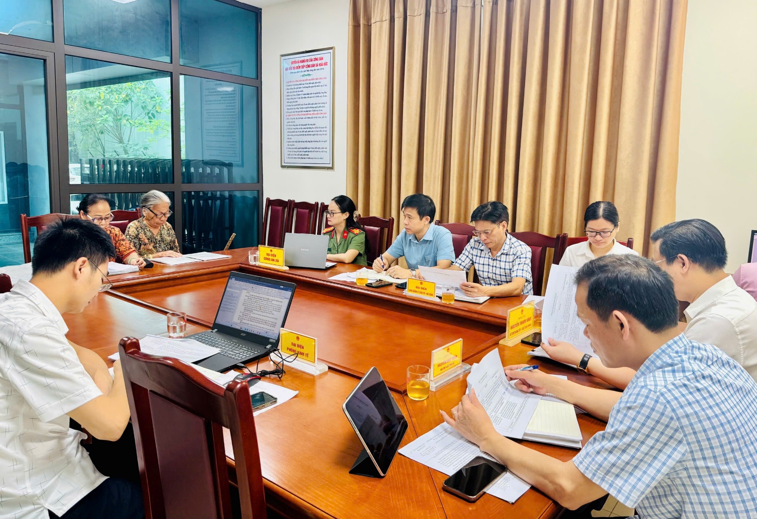 Đồng chí Nguyễn Thanh Bình - Bí thư Đảng uỷ, Chủ tịch HĐND xã tiếp công dân định kỳ tháng 4/2026- Ảnh 5.