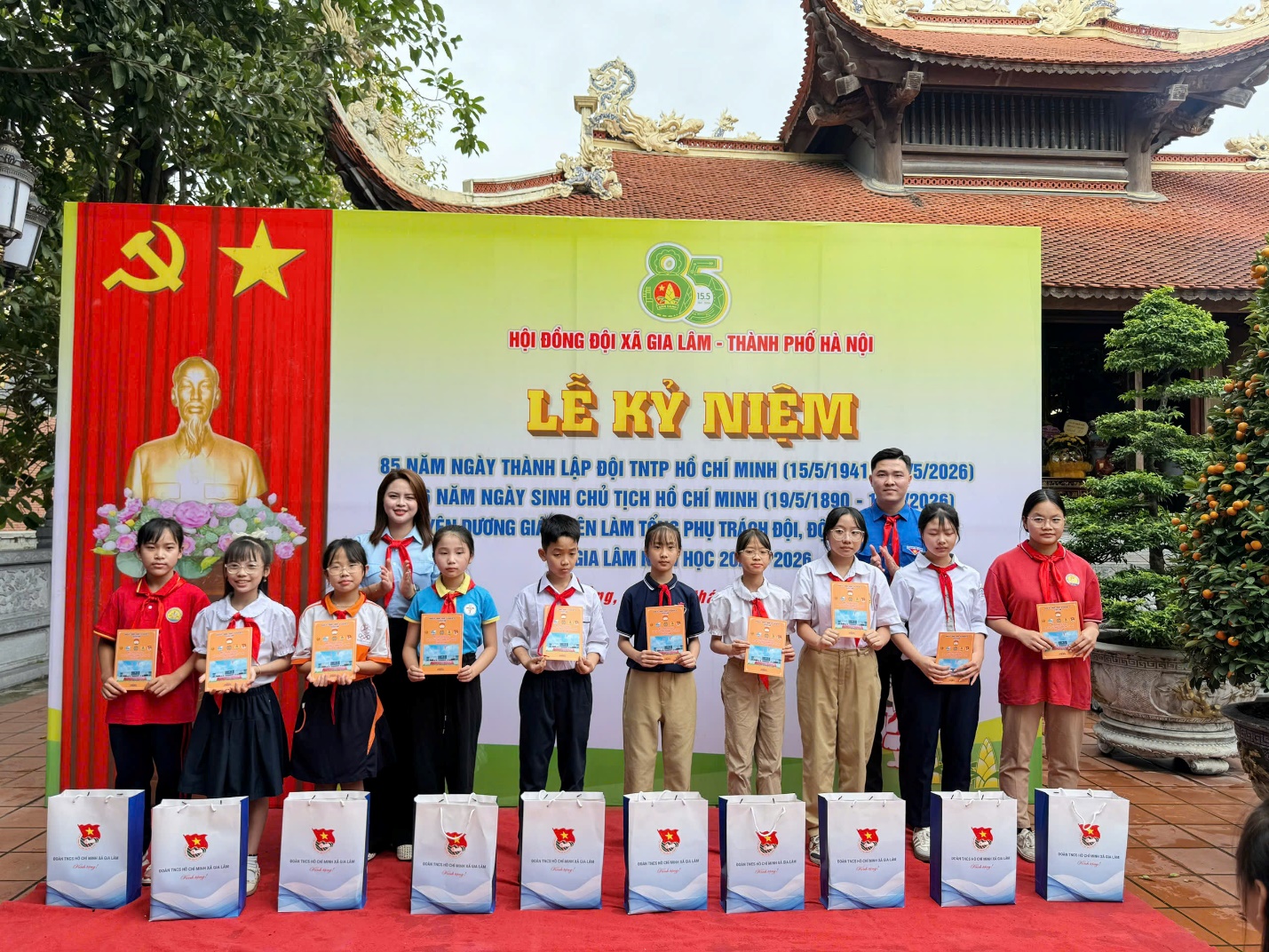 Tuổi trẻ xã Gia Lâm tổ chức chương trình kỷ niệm 85 năm Ngày thành lập Đội TNTP Hồ Chí Minh- Ảnh 4.