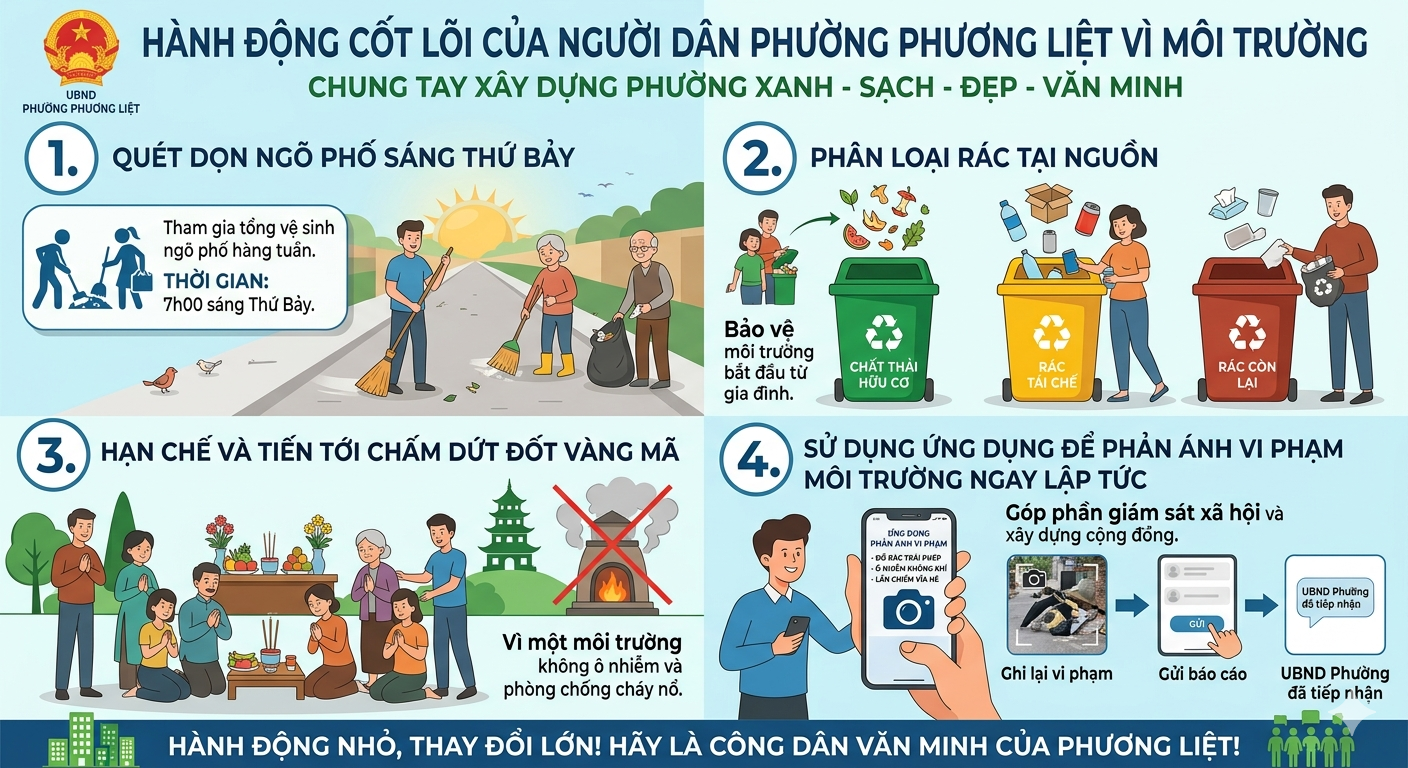 Phương Liệt quyết tâm xử lý dứt điểm ô nhiễm môi trường giai đoạn 2026 – 2030- Ảnh 2.