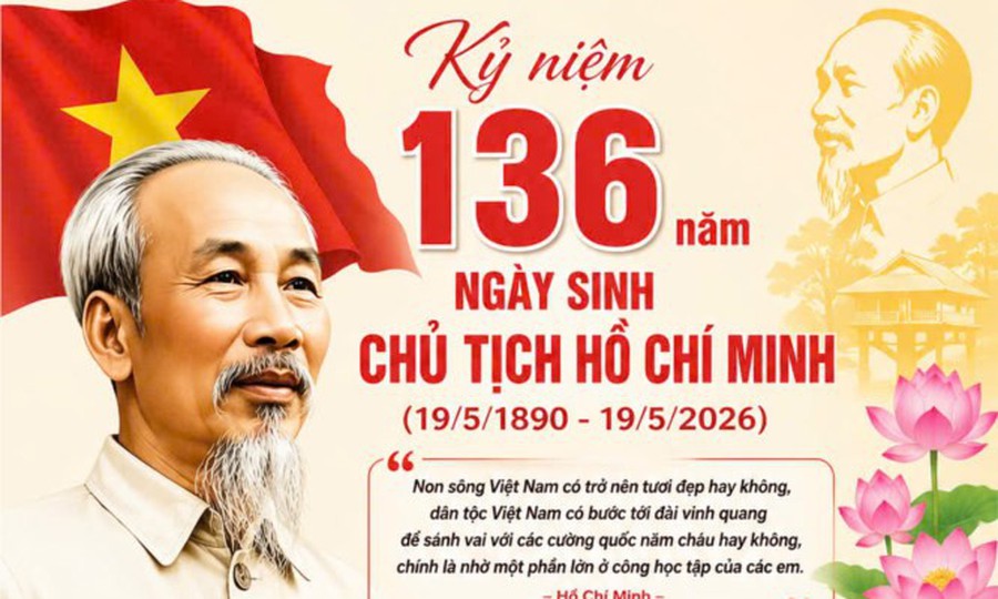 Kỷ niệm 136 năm ngày sinh Chủ tịch Hồ Chí Minh (19/5/1890 – 19/5/2026)- Ảnh 3.