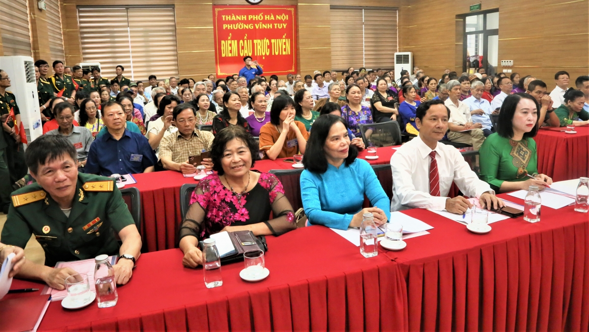 Đại hội Hội NCT phường Vĩnh Tuy thành công, Hà Nội hoàn tất Đại hội Hội NCT cơ sở- Ảnh 1.