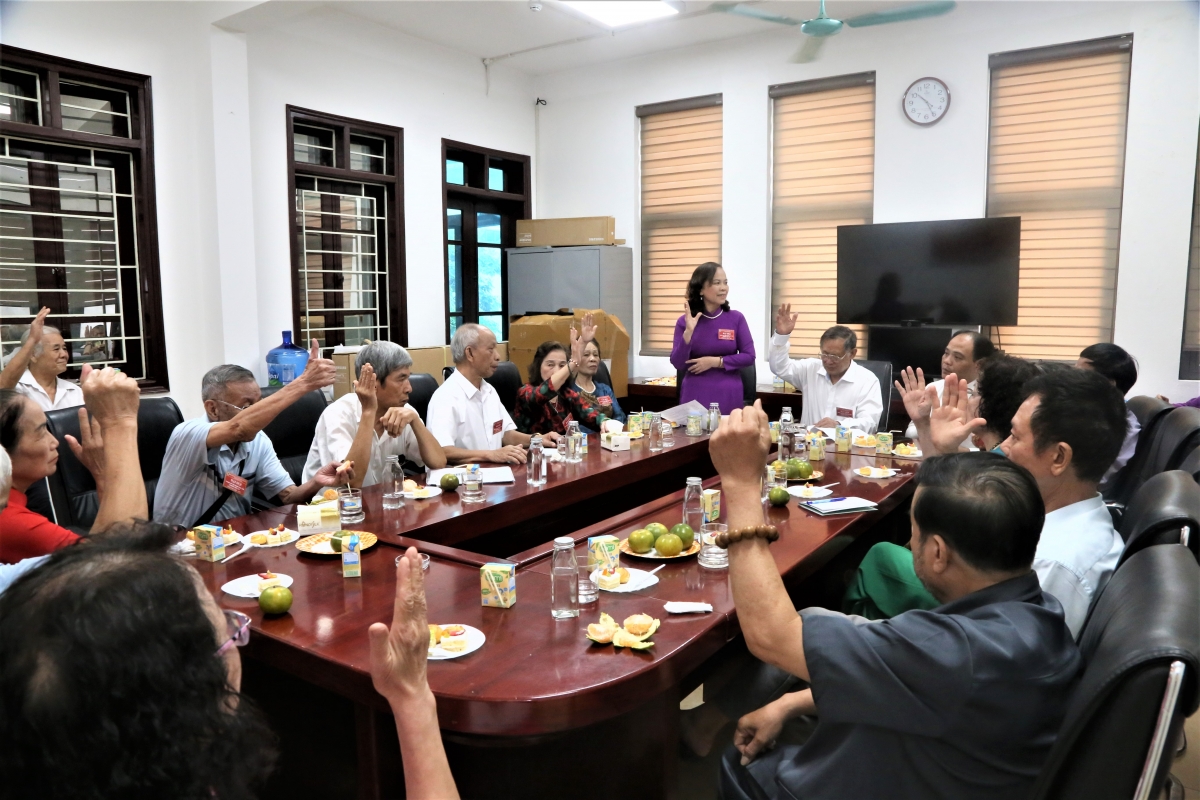 Đại hội Hội NCT phường Vĩnh Tuy thành công, Hà Nội hoàn tất Đại hội Hội NCT cơ sở- Ảnh 10.