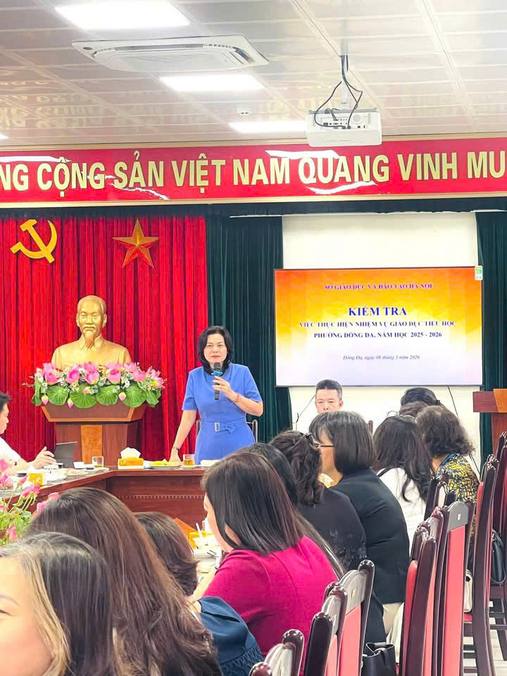 Phường Đống Đa vinh dự đón các Đoàn kiểm tra của Bộ GD- Ảnh 10.