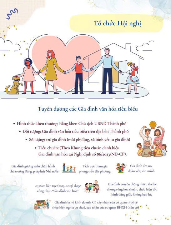 Kế hoạch tuyên dương "Gia đình văn hoá" tiêu biểu- Ảnh 3.