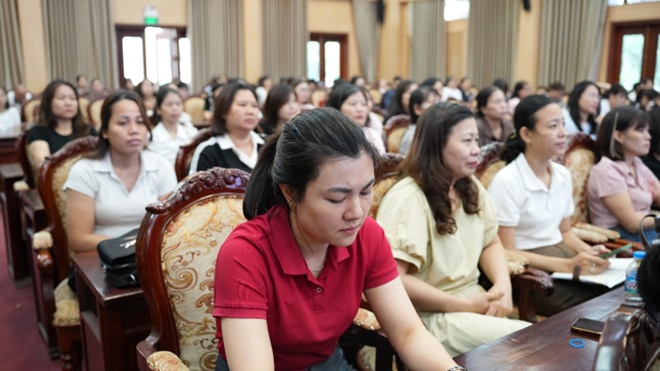 Tập huấn An toàn thực phẩm trong tổ chức bữa ăn bán trú cho các cơ sở giáo dục- Ảnh 5.