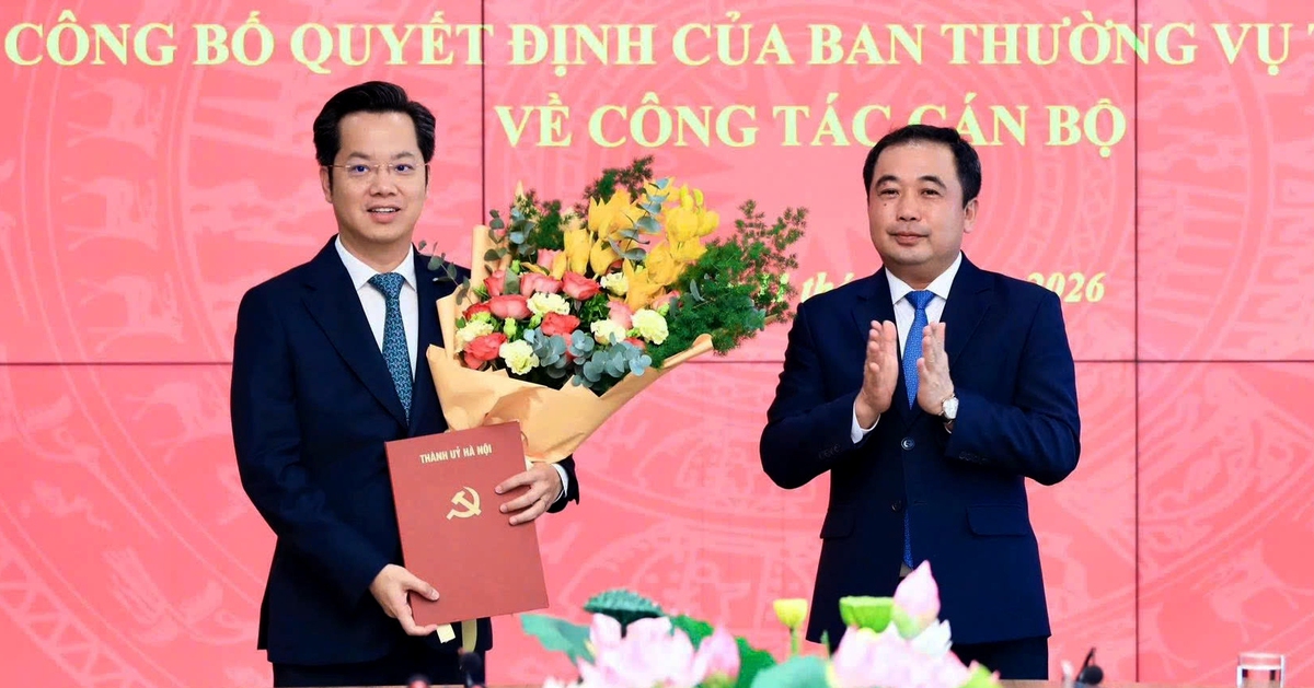 Bí thư Hoàn Kiếm Vũ Đăng Định giữ chức Trưởng Ban Tổ chức Thành ủy Hà Nội