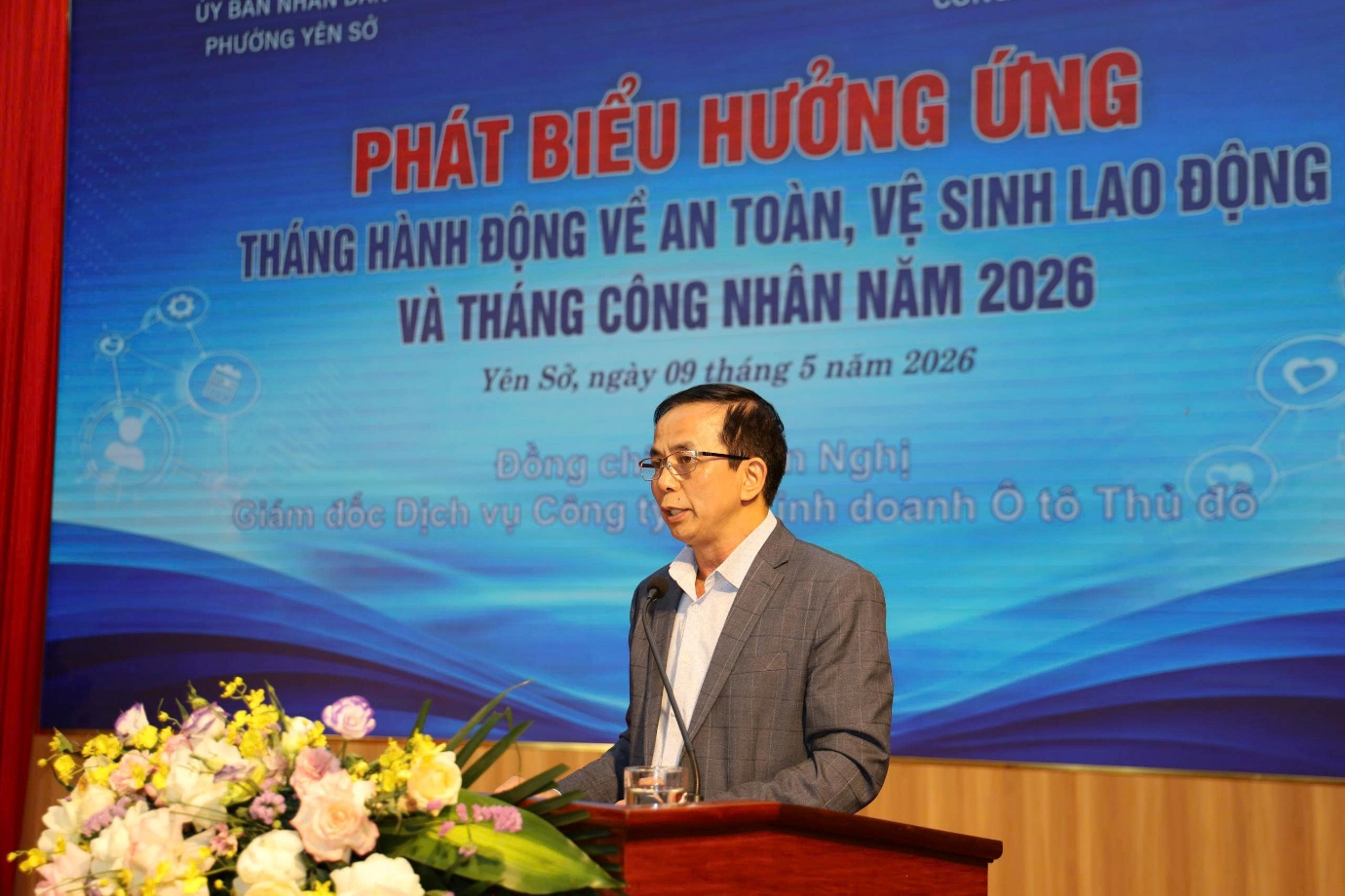 Phường Yên Sở tổ chức Lễ phát động Tháng hành động về An toàn, vệ sinh lao động và Tháng Công nhân năm 2026- Ảnh 4.