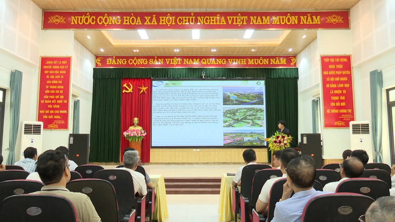 Sơn Đồng tổ chức lấy ý kiến về điều chỉnh tổng thể Quy hoạch Khu trung tâm thương mại dịch vụ và nhà ở cao cấp An Khánh- Ảnh 1.
