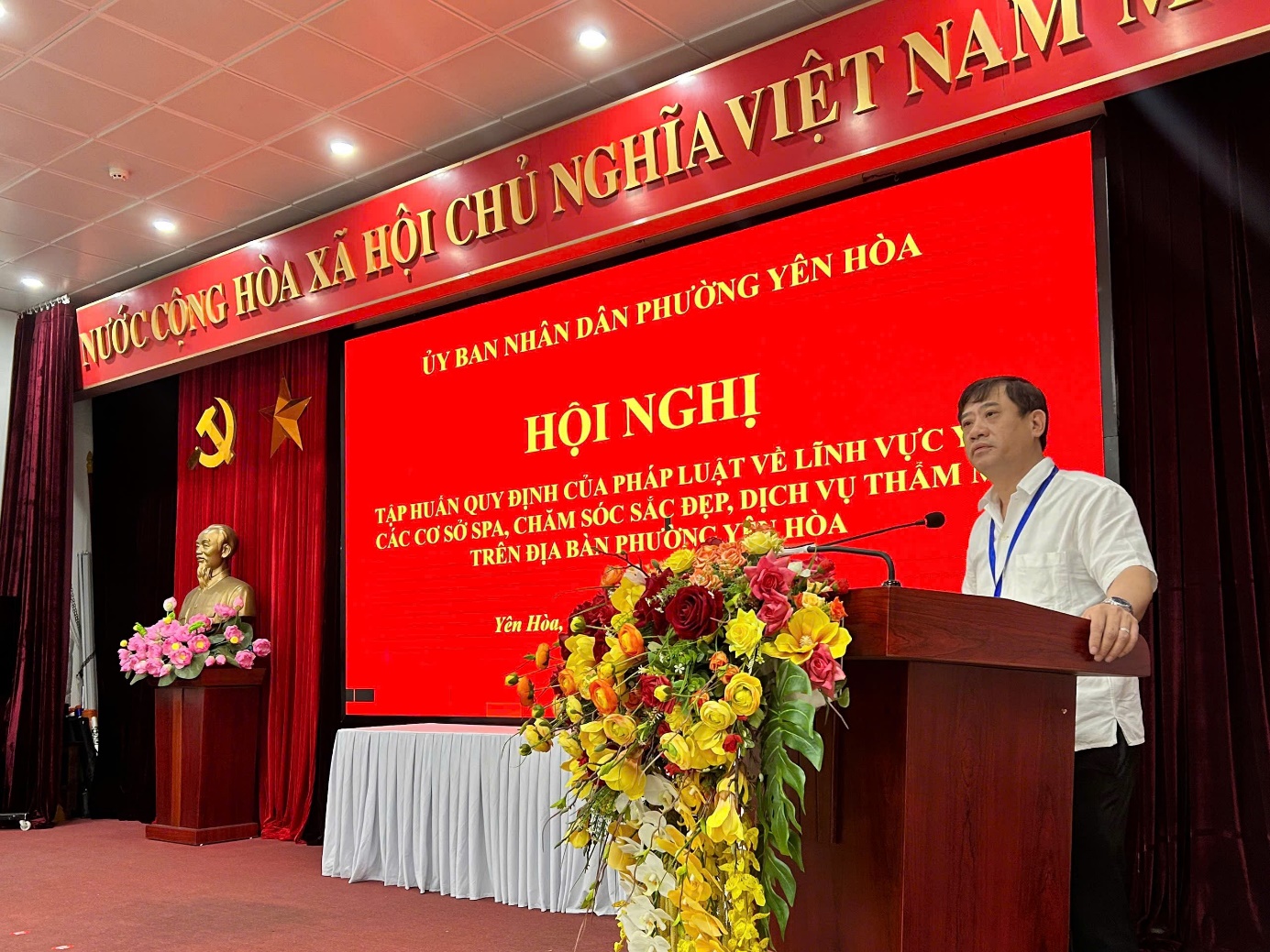 Phường Yên Hòa tăng cường tuyên truyền, quán triệt quy định pháp luật đối với các cơ sở spa, dịch vụ thẩm mỹ- Ảnh 1.